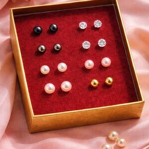 Vintage Y2K Premier Designs Anniversary Stud Earring Gift Set ✨